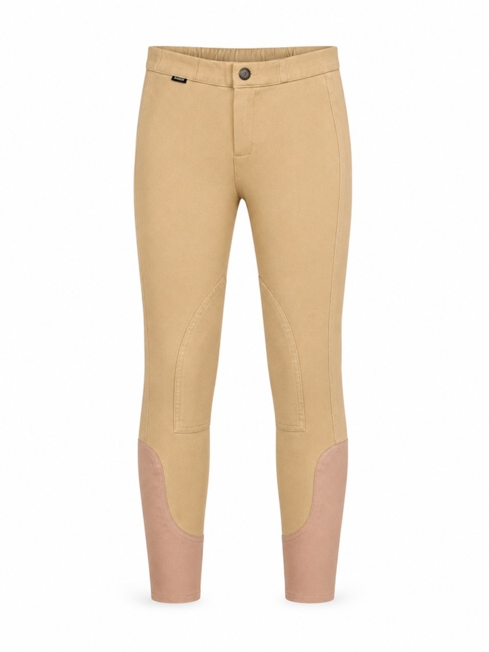 Saxon Kids Riding Pants Beige Size 16 Knee Patch Elastic Waistband
#062